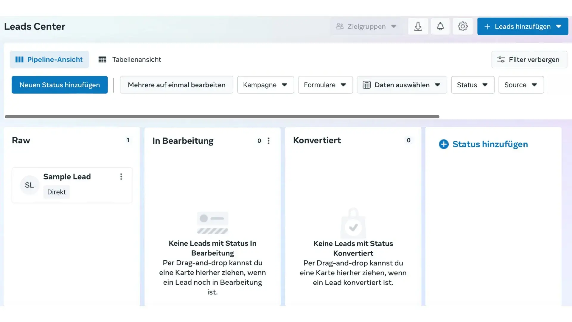 Das Meta Lead Center 💡 Effektive Lead Generierung